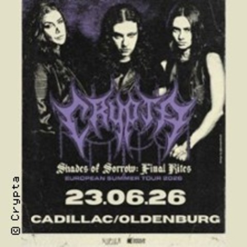 Crypta - Shades of Sorrow: Final Rites-Tour - Hamburg - 03.07.2026 20:00