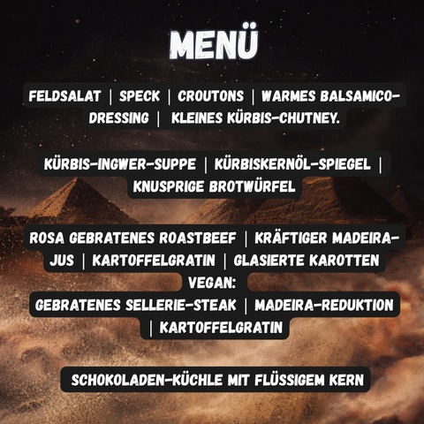 Das Original Gruseldinner - Die Mumie - Baden-Baden - 14.03.2027 18:00