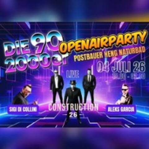 90er & 2000er Open Air Party - POSTBAUER-HENG - 04.07.2026 19:00