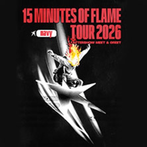 navy - 15 Minutes of Flame Tour 2026 - HAMBURG - 12.09.2026 19:00