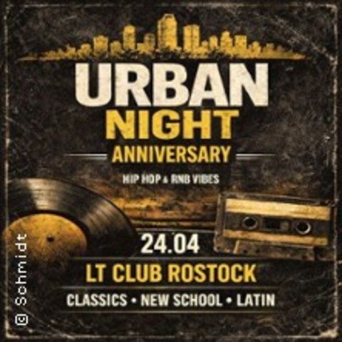 Urban Night & Latin Vibes - Anniversary - ROSTOCK - 24.04.2026 22:00