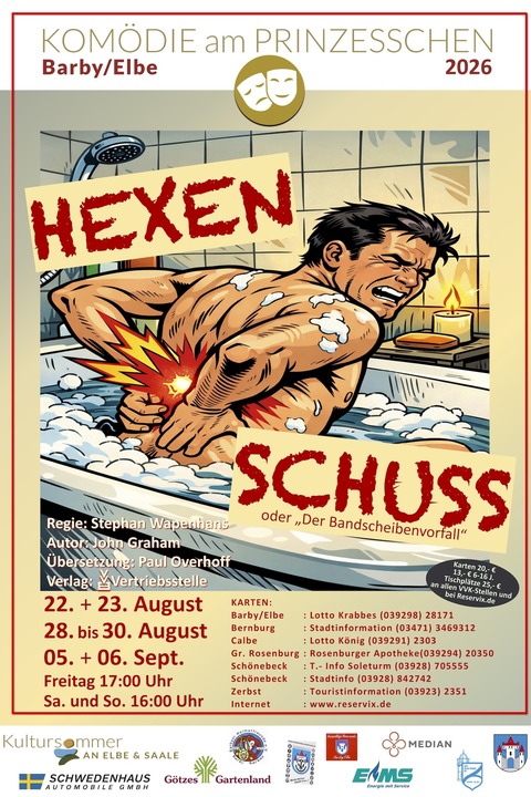 Hexenschuss oder Bandscheibenvorfall - Premiere - Barby (Elbe) - 22.08.2026 16:00