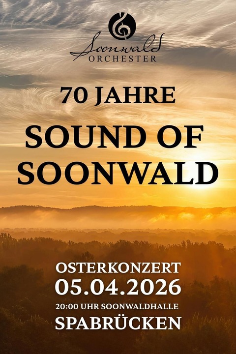 Soonwaldorchester e.V. Spabr�cken - Osterkonzert - Spabr�cken - 05.04.2026 20:00