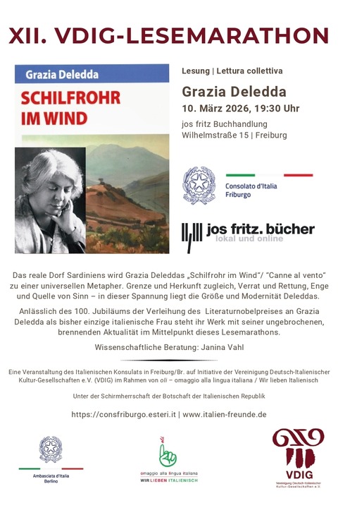 Grazia Deledda - Freiburg - 10.03.2026 19:30