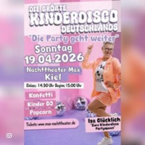 Kieler Kinderdisco - Kiel - 19.04.2026 14:30