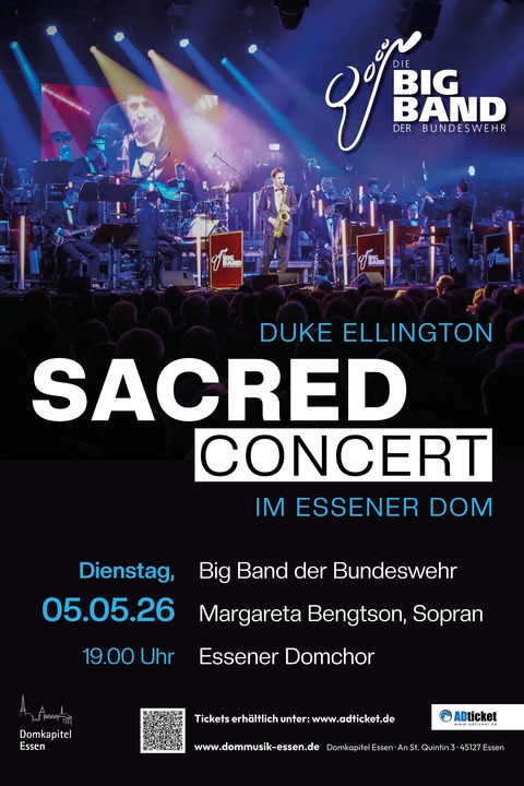 Sacred Concert - Duke Ellington - Essen - 05.05.2026 19:00