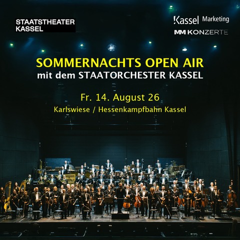 Sommernachts-Open-Air - mit dem Staatsorchester Kassel - Kassel - 14.08.2026 19:30