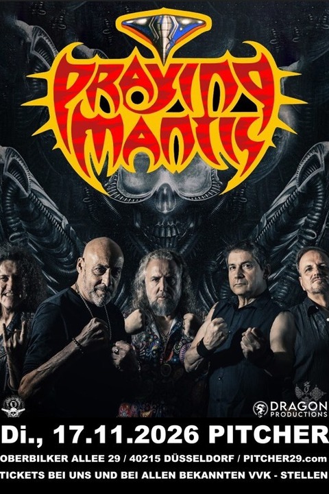 PRAYING MANTIS - D�sseldorf - 17.11.2026 19:00