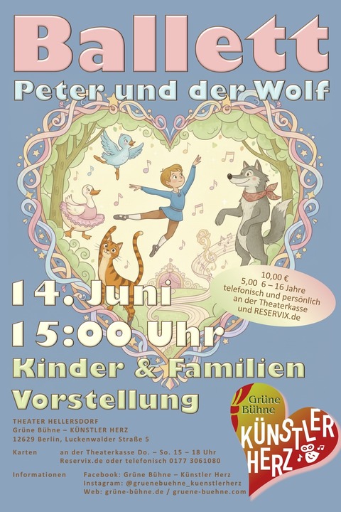 Peter und der Wolf - Berlin - 14.06.2026 15:00