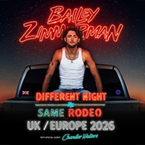 Bailey Zimmerman - Different Night Same Rodeo Tour 2026 - Hamburg - 08.09.2026 20:00