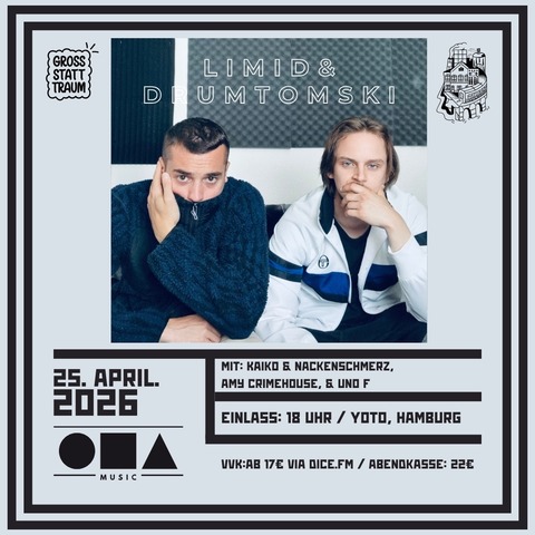 Beatentourage: Limid & Drumtomski, Kaiko & Nackenschmerz, Amy Crimehouse, & Uno F - Hamburg - 25.04.2026 19:00