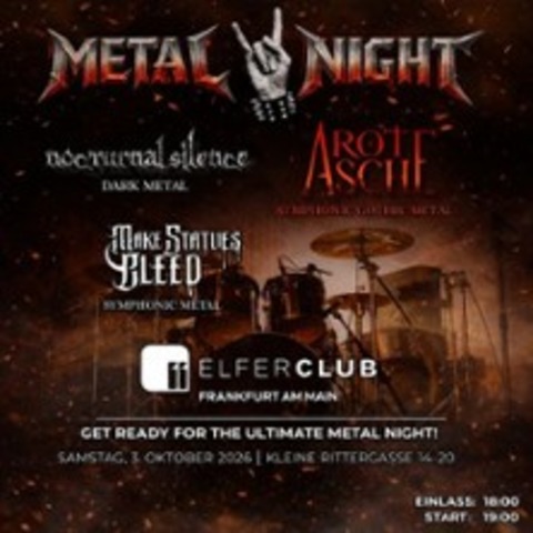 Metal Night - FRANKFURT AM MAIN - 03.10.2026 18:00