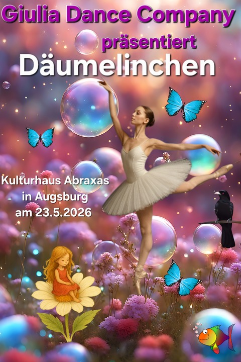 D�umelinchen (ab 4) - Ballett in drei Akten - f�r Kinder geeignet - Augsburg - 23.05.2026 15:00
