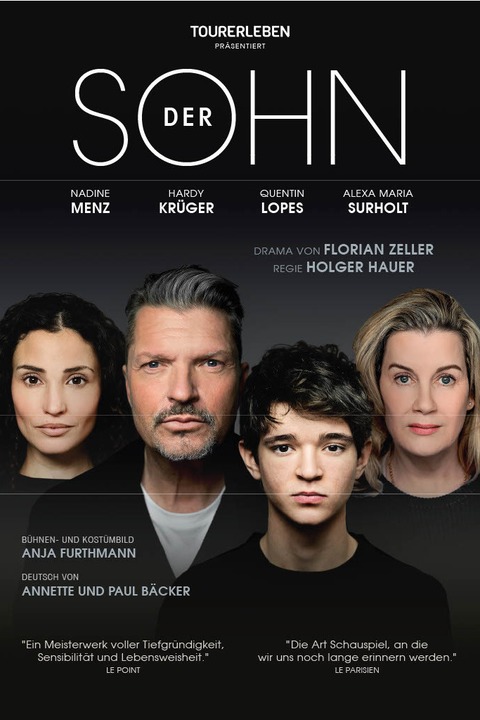 Der Sohn - Theaterst�ck - mit Hardy Kr�ger, Nadine Menz, Quentin Lopes und Alexa Maria Surholt - V�hringen - 07.03.2027 20:00