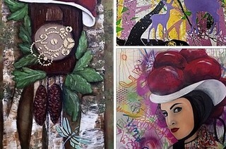 K�nstlerinnen des Seelbacher Ateliers 13A stellen im Kurhaus Freiamt aus