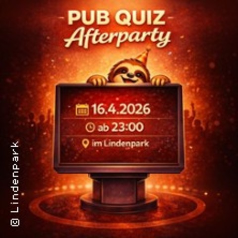 PUB QUIZ AFTERPARTY - Potsdam - 16.04.2026 23:00