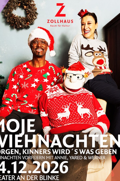 „MOJE WIEHNACHTEN - Morgen, Kinners wird's was geben!“ - Weihnachts-Gala im Theater an der Blinke - Leer (Ostfriesland) - 14.12.2026 20:00