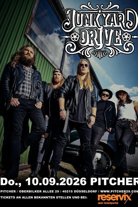 JUNKYARD DRIVE - D�sseldorf - 10.09.2026 19:00