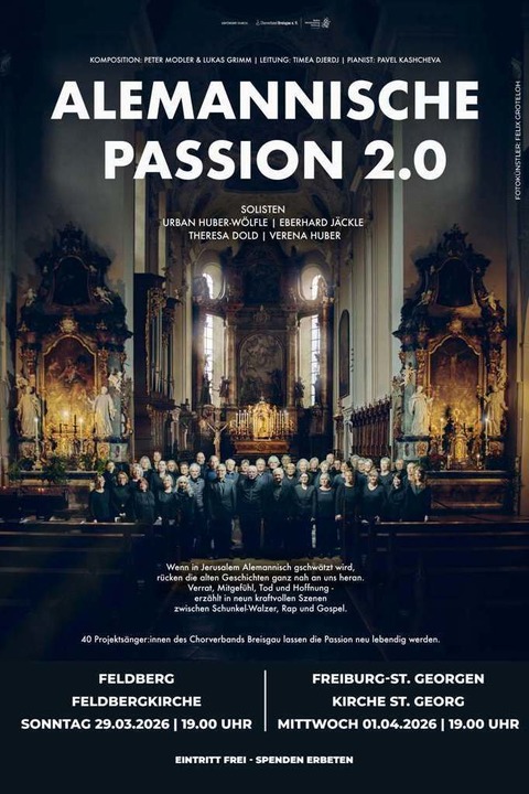 Alemannische Passion - Freiburg - 01.04.2026 19:00