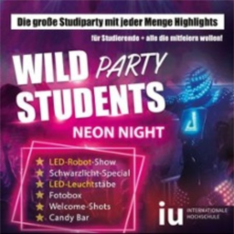 Wild Students - die gro�e Studiparty - BOCHUM - 11.04.2026 22:00