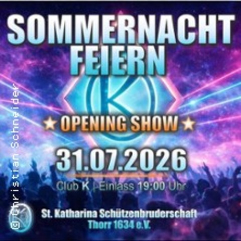 Sommernacht feiern - BERGHEIM - 31.07.2026 19:00