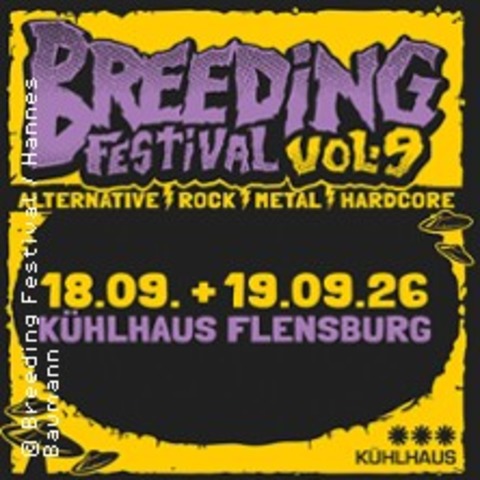 Breeding Festival - Tagesticket Freitag - FLENSBURG - 18.09.2026 19:00
