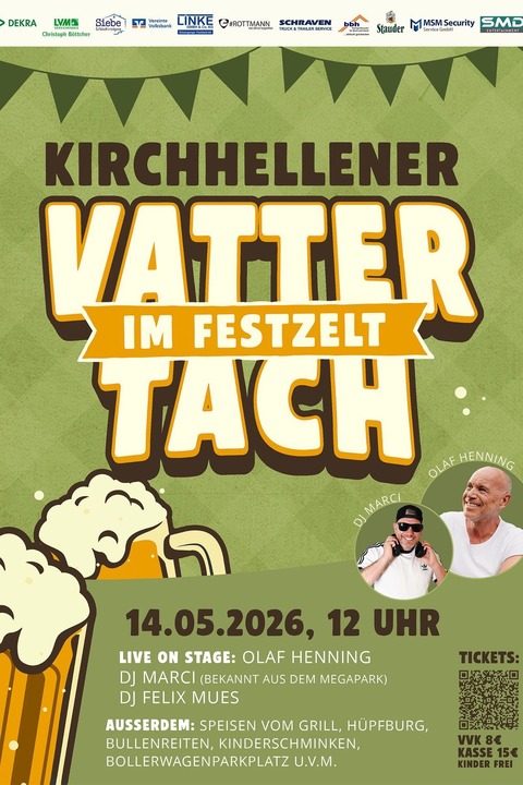 Vattertach Kirchhellen - Im Festzelt - Bottrop-Kirchhellen - 14.05.2026 12:00