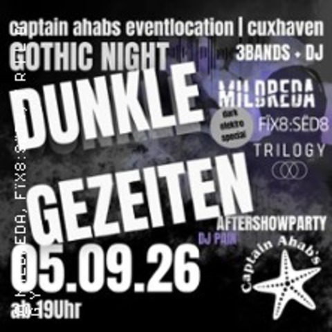 Dunkle Gezeiten - Gothic night - CUXHAVEN - 05.09.2026 20:00