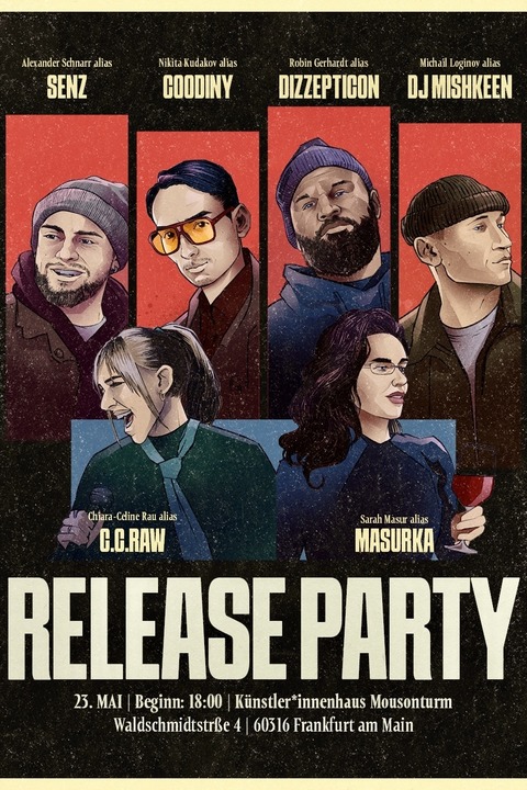 Dizzepticon, Coodiny, SenZ - Release Party - Frankfurt am Main - 23.05.2026 18:00