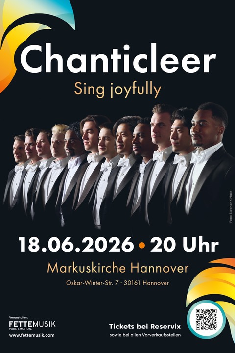 Chanticleer - Sing joyfully - Hannover - 18.06.2026 20:00