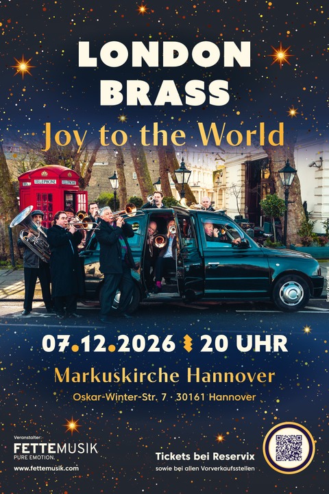 London Brass - „Joy to the world“ - Weihnachten mit London Brass - Hannover - 07.12.2026 20:00