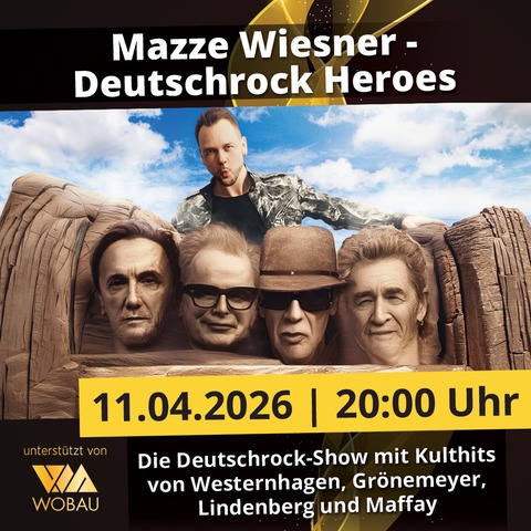 Mazze Wiesner - Deutschrock Heroes | Magdeburg | machwerk - Magdeburg - 11.04.2026 20:00