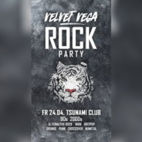 Velvet Vega - Rockparty - K�ln - 24.04.2026 22:00