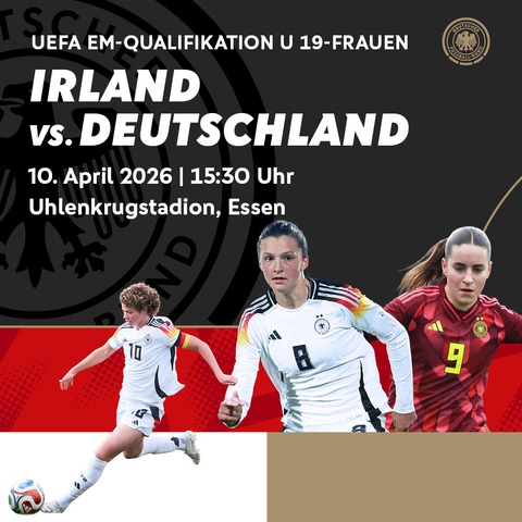 Irland - Deutschland - Essen - 10.04.2026 15:30