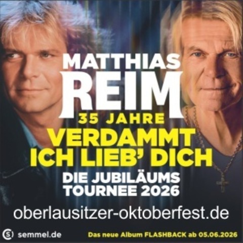 35 Jahre Verdammt ich Lieb' dich - Bernstadt Kemnitz - 19.09.2026 21:00