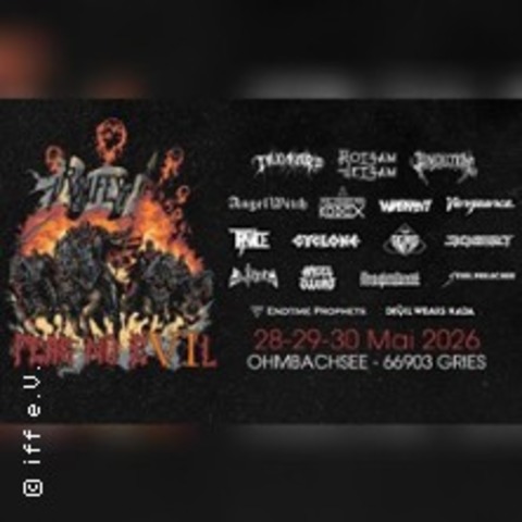 IronFest 2026 - Tagesticket Donnerstag - SCH�NENBERG-K�BELBERG - 28.05.2026 13:00
