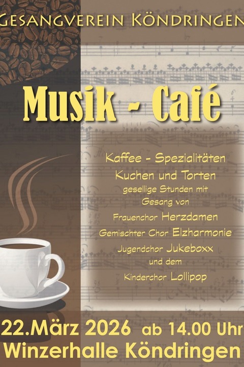 Musik-Caf� - Teningen - 22.03.2026 14:00