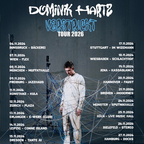 Dominik Hartz - verstr!ckt Tour 2026 - Konstanz - 11.11.2026 20:00