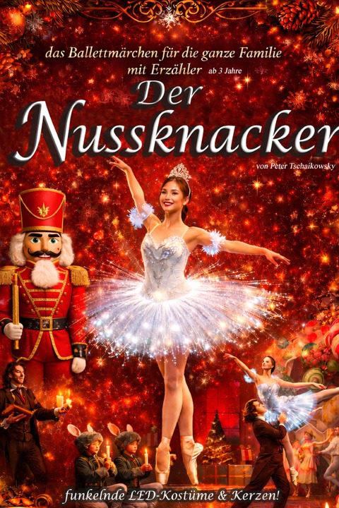 Der Nussknacker - Ballettm�rchen mit Erz�hler - nach P. Tschaikowsky - Freiburg - 15.12.2026 17:00