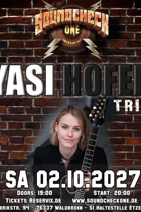 Yasi Hofer Trio - Presented by Goodtimes & Musix - Waldbronn - 02.10.2027 19:00