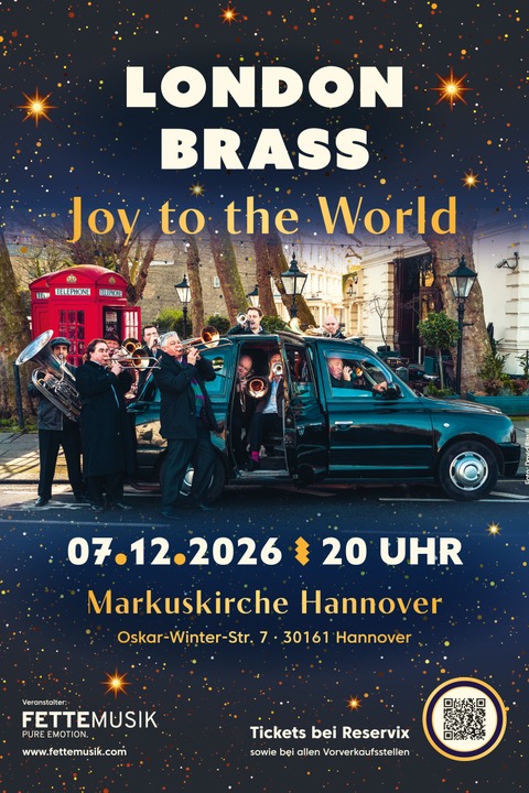 London Brass - „Joy to the world“ - Weihnachten mit London Brass - Hannover - 07.12.2026 20:00