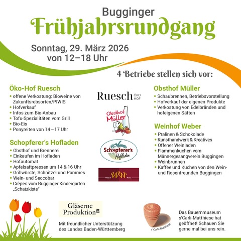 Bugginger Fr�hjahrsrundgang - Buggingen - 29.03.2026 12:00