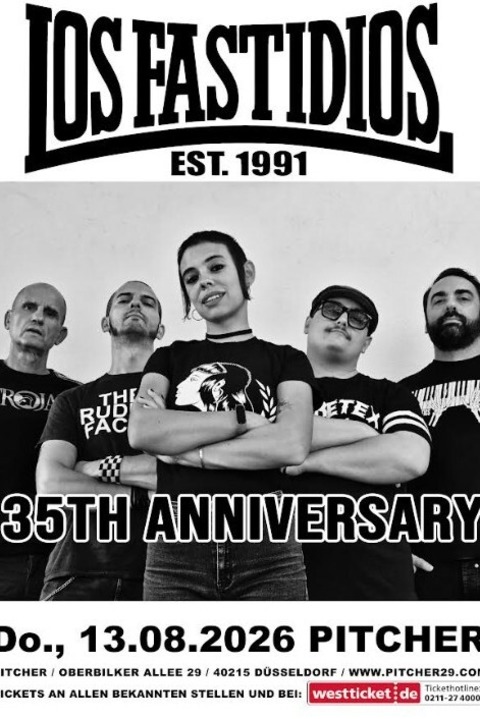 LOS FASTIDIOS - 35TH ANNIVERSARY! - D�sseldorf - 13.08.2026 19:00