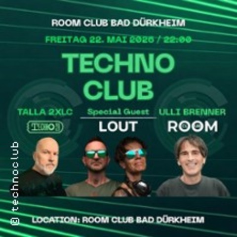 Technoclub Ffm at Room - BAD D�RKHEIN - 22.05.2026 22:00