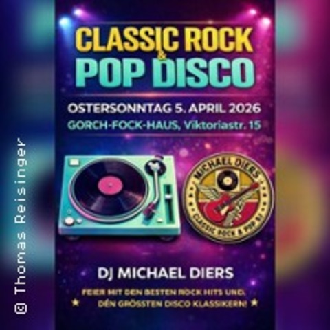 Classic Disco mit Kult-DJ Michael Diers - WILHELMSHAVEN - 05.04.2026 21:00