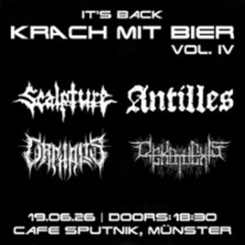 Krach mit Bier Vol. IV - M�nster - 19.06.2026 18:30