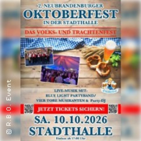 2. Neubrandenburger Oktoberfest - NEUBRANDENBURG - 10.10.2026 17:00