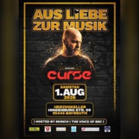 Aus Liebe zur Musik Curse Live - Support Bammb�gga, Siggi & Friends - BAYREUTH - 01.08.2026 18:00