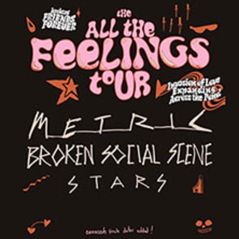 Metric, BSS, Stars - The All The Feelings Tour - BERLIN - 19.09.2026 20:00