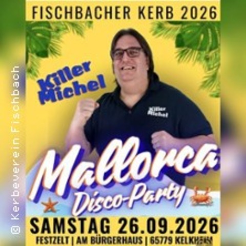 Malle Disco Party - FISCHBACH - 26.09.2026 20:00